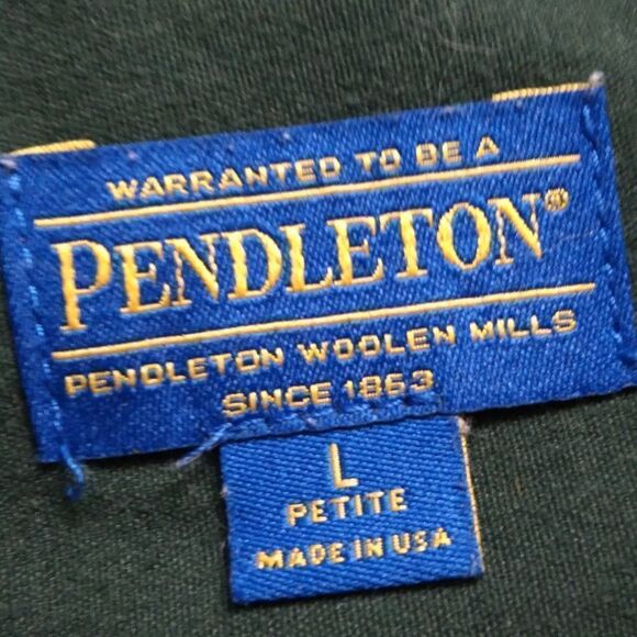 Vintage Pendleton Wool Flannel Western Button Down Shirt - Picture 4 of 7